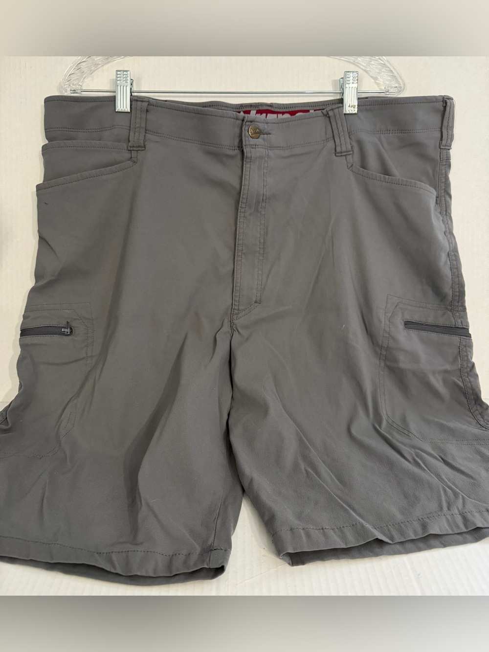 Wrangler Men's Gray Outdoor Cargo Shorts